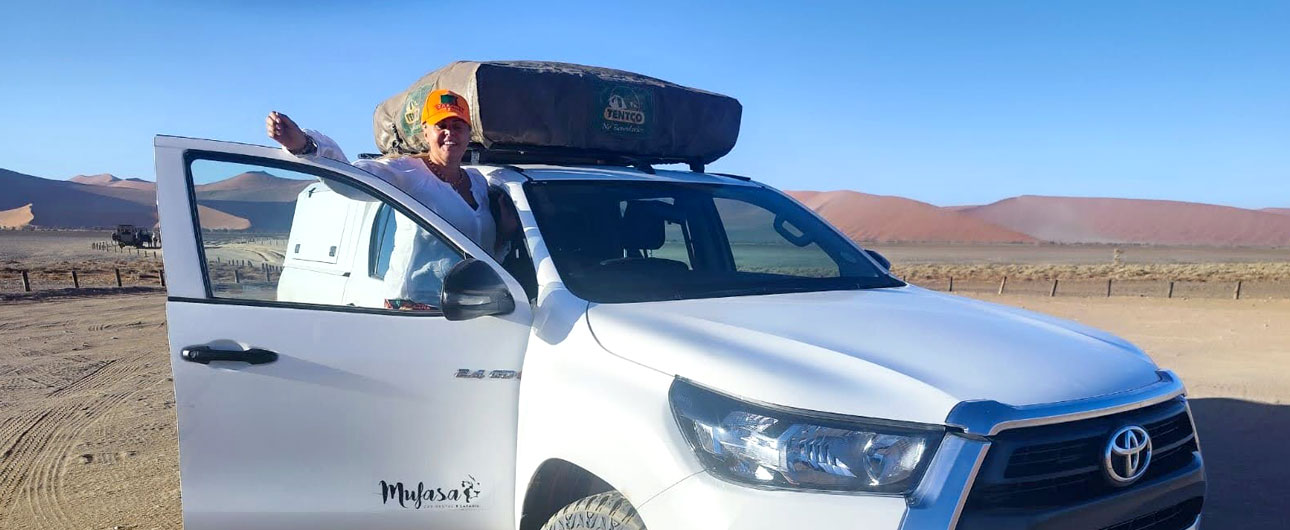 Satisfied customer, Sossusvlei, Namibia